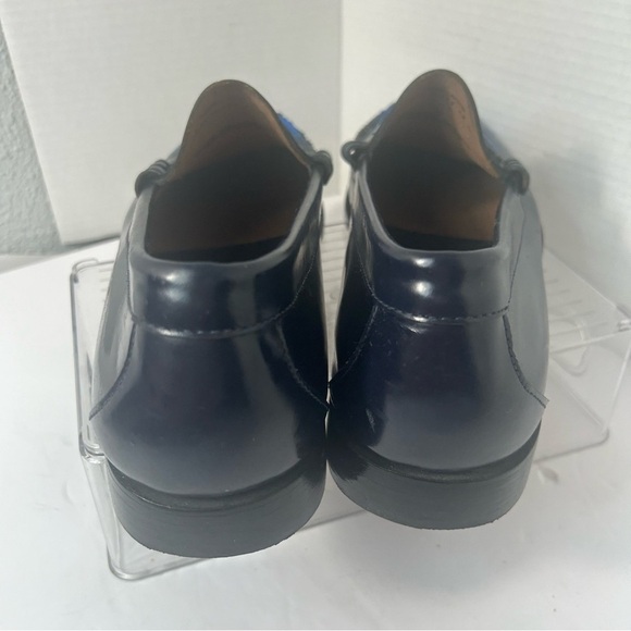 G.H. Bass Weejuns Men’s Larson Ombre’ Patent Leather Loafers 12D Academia Preppy - Picture 5 of 8